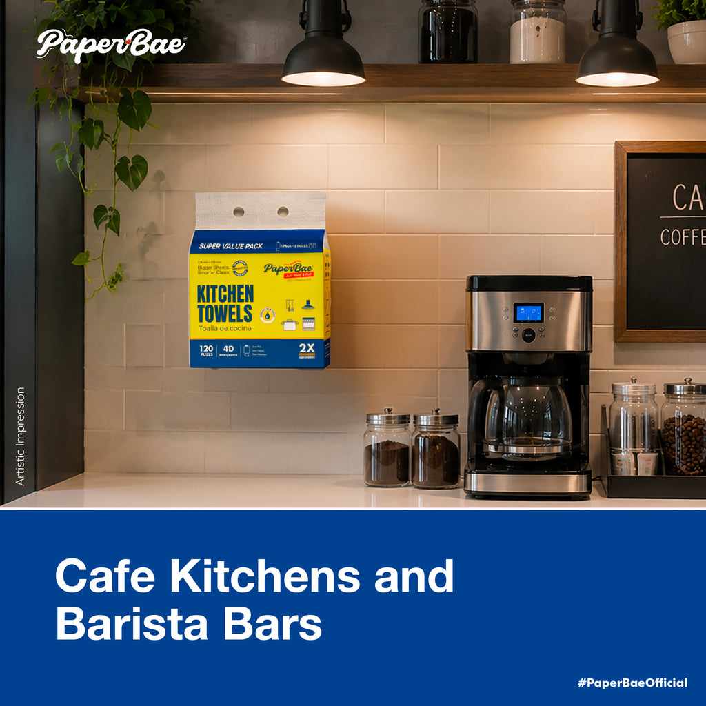 PaperBae Hang & Pull Kitchen Towels | 2 Ply | 120 Pulls
