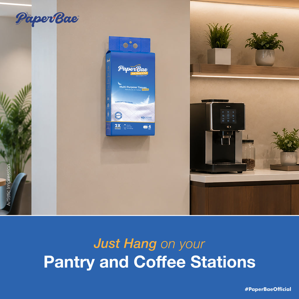 Imported Hanging multipurpose Tissues | 4 Ply | 300 Pulls
