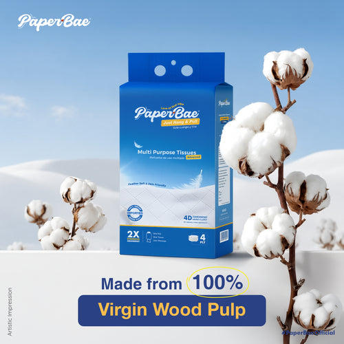 Imported Hanging multipurpose Tissues | 4 Ply | 300 Pulls