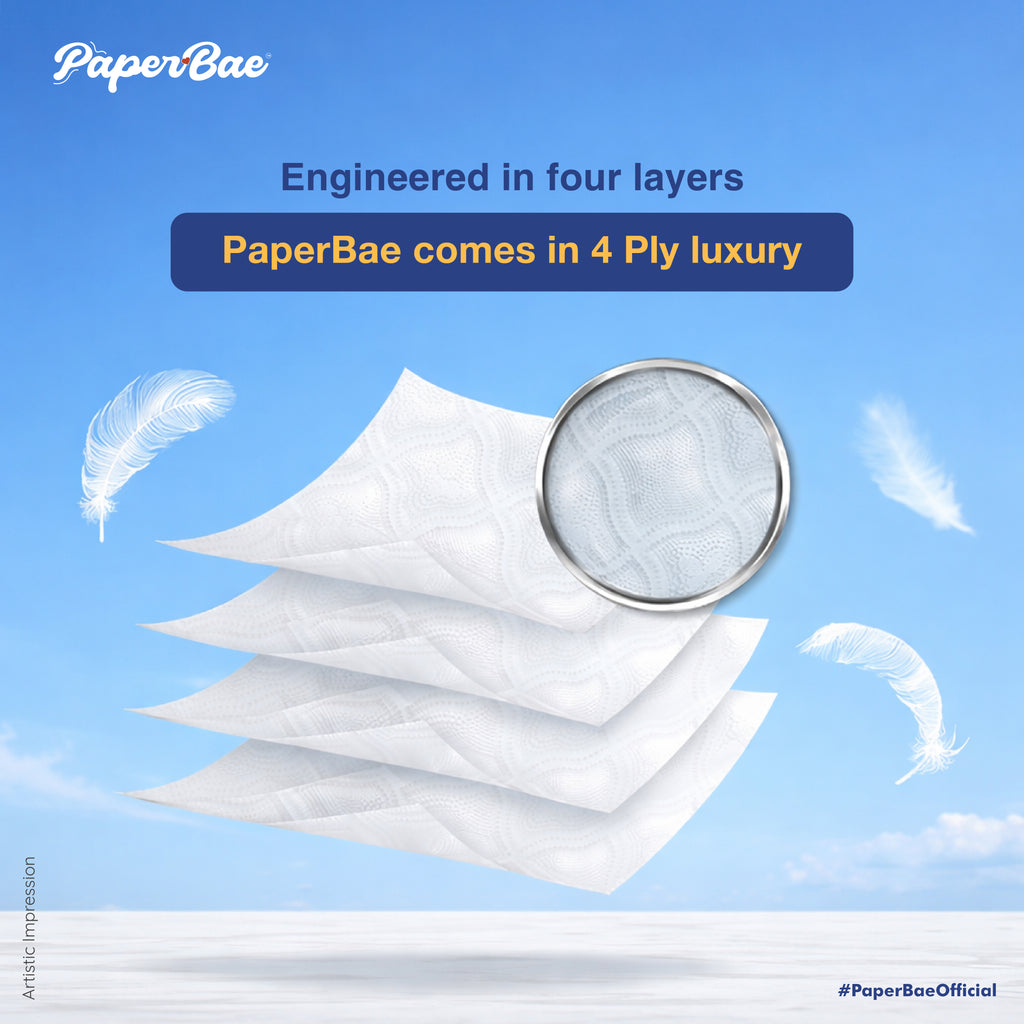 Imported Hanging multipurpose Tissues | 4 Ply | 300 Pulls