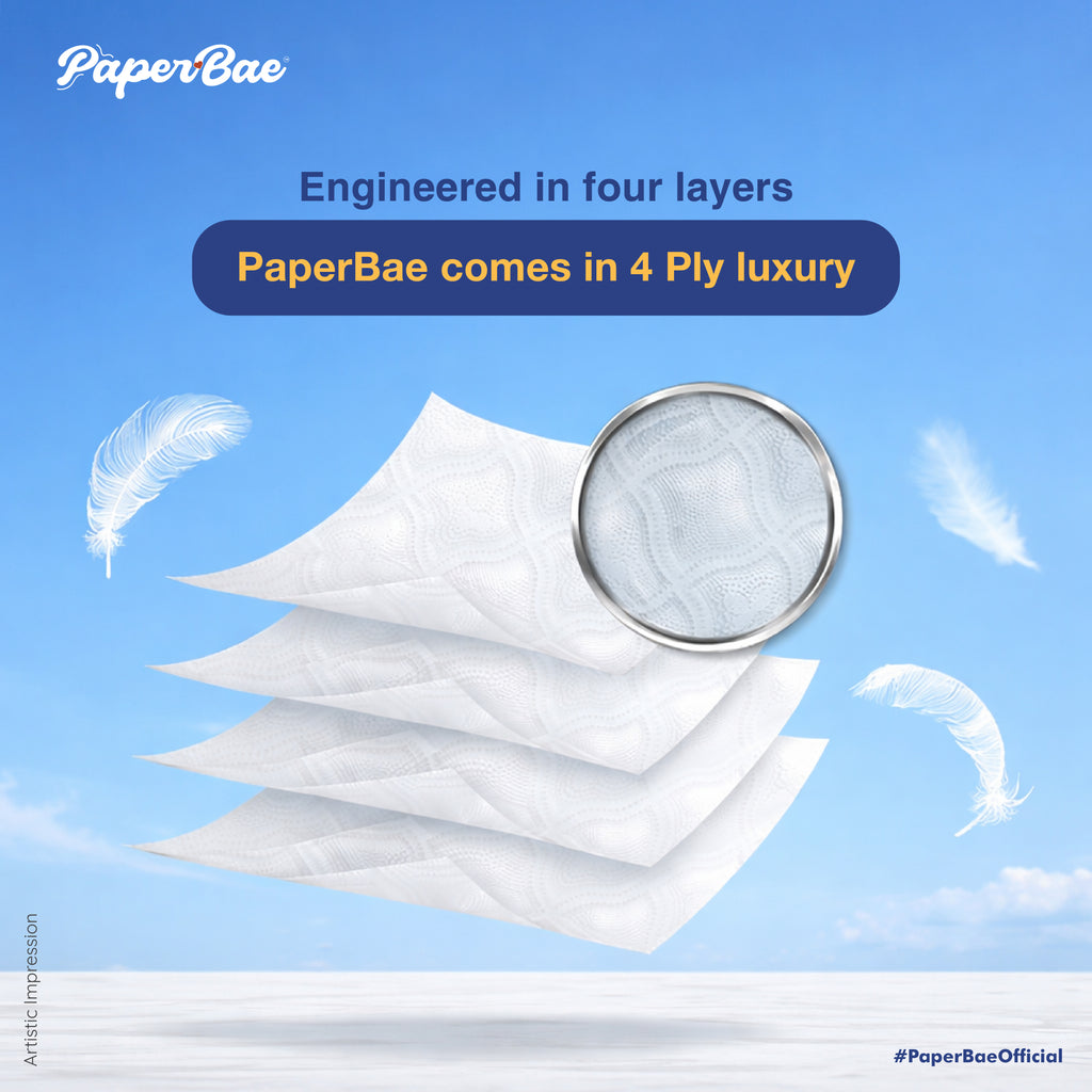 Imported Table Top Tissues | 4 Ply | Pack of 3| 270 Pulls